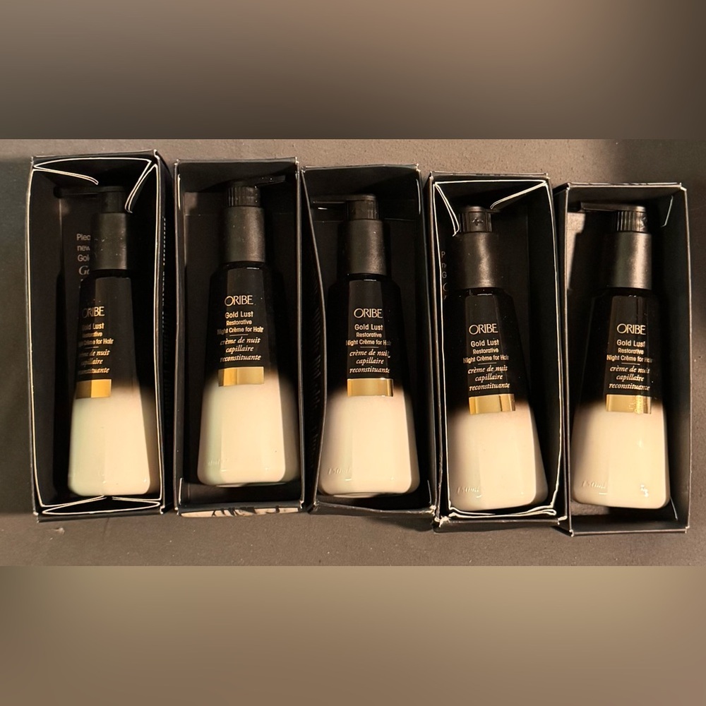 Oribe 
Gold Lust Repair and Restore Night Hair Cream FIVE brand new BTLS
